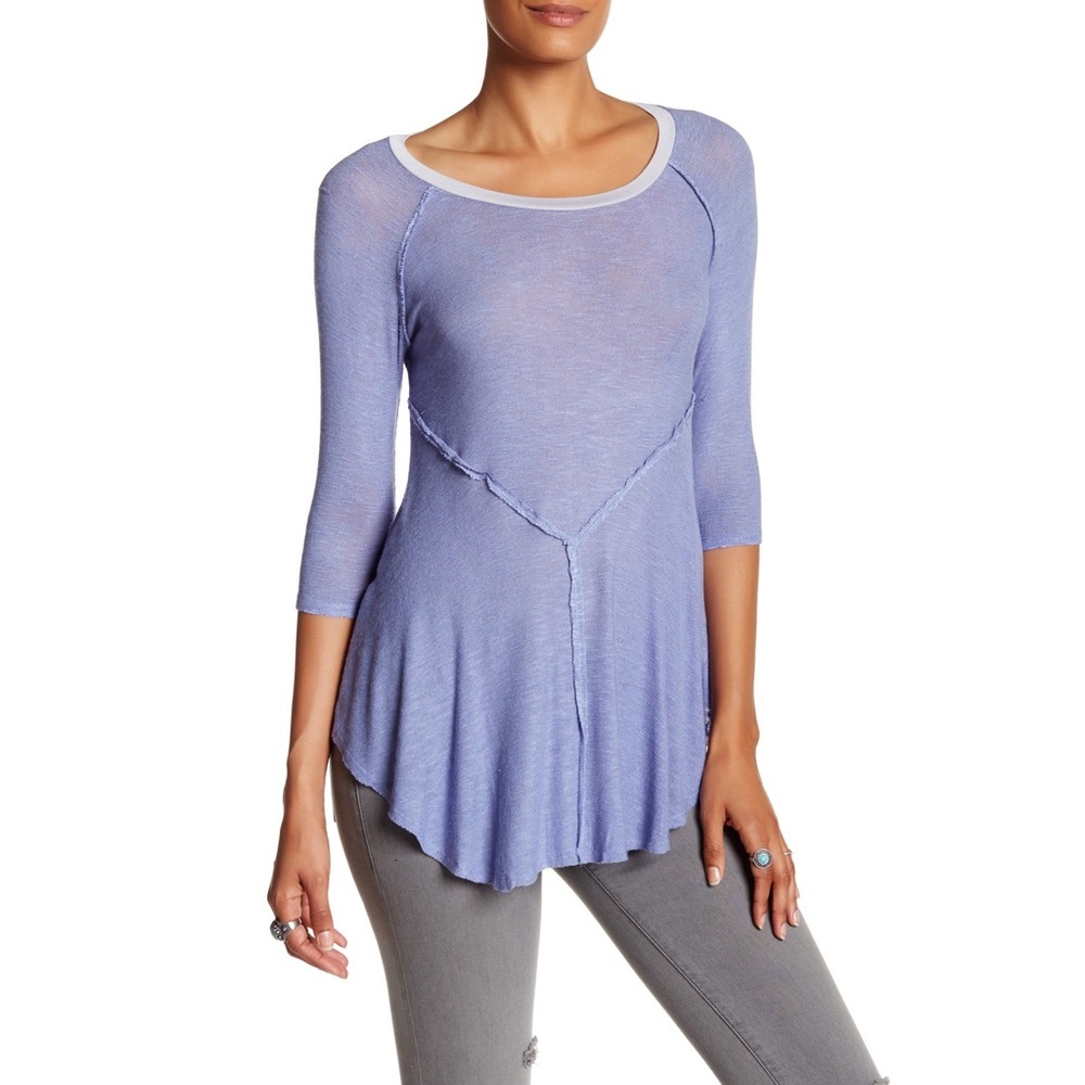Free People Intimately Lavender Layering Top